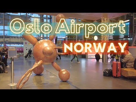 Oslo Gardermoen Airport (OSL) Walking Tour 4K (Norway)