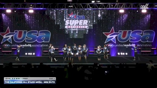The California All Stars-Mesa - Mini Elite [2026 L2.2 Mini - PREP Day 1] 2026 USA All Star Super Nationals
