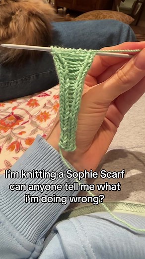 Sophie Scarf Knitting Tips for Beginners
