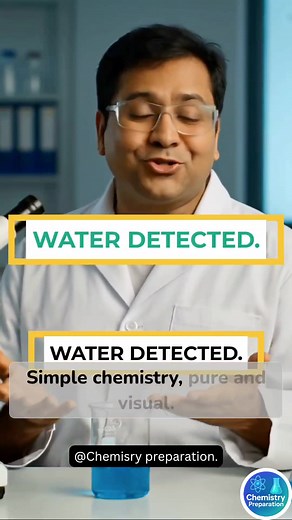 "Is your milk really pure? 🥛🔬 Discover the simple chemistry behind detecting water in milk! #ScienceReel #fblifestyle #apchemistry #ibchemistry #StudyBuddy #examtips | Chemistry Preparation