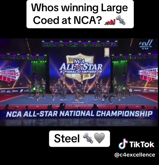 100% TGLC 🏎️🖤 #tglc #steel #topgunallstars #stingrayallstars #largecoed #nca2025 #nca #topgunlargecoed #fyp #c4bombsquad #chrisdonaldson #jacksonlemos #viral #cheertok #allstarcheer #cheerleading