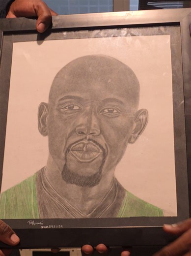 Huyu artist kazi yake iko Aje? promote him for arts like this.