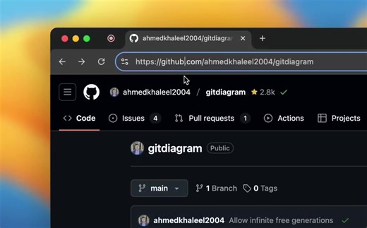 This simple URL trick turns any GitHub repo into visual and interactive diagrams 🔥 Just replace 'hub' with 'diagram' in any Github URL. Instead of drowning in 50,000 lines of code, you get a clear visual map of the whole project. Click any component and jump straight to the actual files. How it works: • analyzes your repo structure • creates interactive system diagrams • powered by OpenAI o4-mini • takes 30 seconds You can modify and regenerate diagrams with custom instructions. Perfect for und