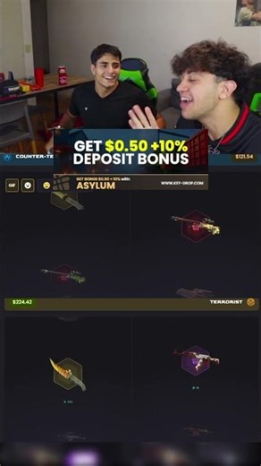 Keydrop's Supreme Comeback - #shorts