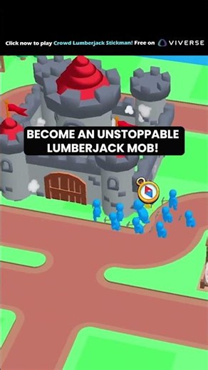 Building the STRONGEST Lumberjack Mob | VIVERSE | Crowd Lumberjack Stickman