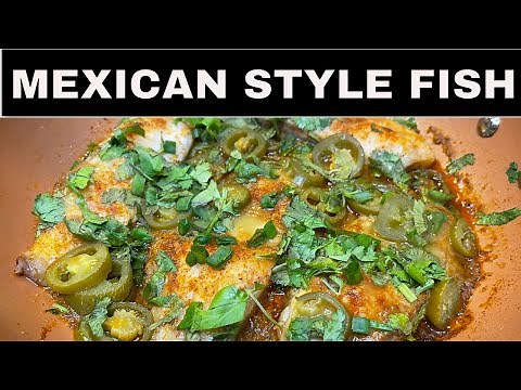 How To Make Fish In Mexican Style | Quick Mexican Fish Recipe Under 10 Minutes!