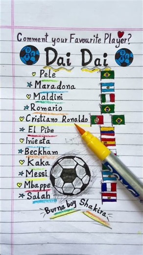 "Dai Dai"⚽️🏆 by Shakira and Burna Boy is the Official FIFA World Cup 2026 Song
