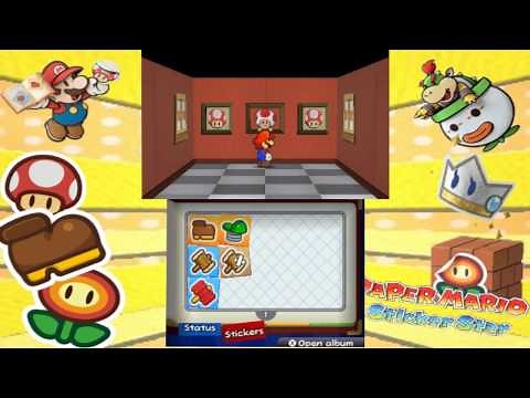 Paper Mario: Sticker Star walkthrough (w/ commentary) Part 1 - Stick With It!