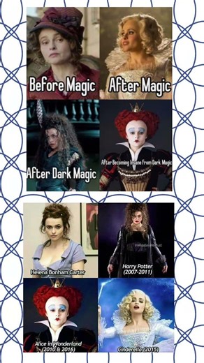 Harry Potter meme world-Helena Bonham Carter’s Magical Transformations✨ #memes #shorts #harrypotter