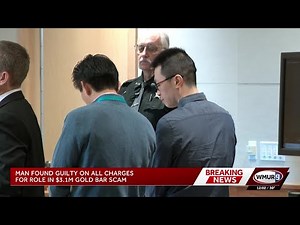 Man found guilty on all charges for role in $3.1 million gold bar scam in New Hampshire