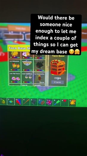 I’ll give garama to a person who lets me index all #pleasehelpme #ineedthis #roblox #stealabrainrot