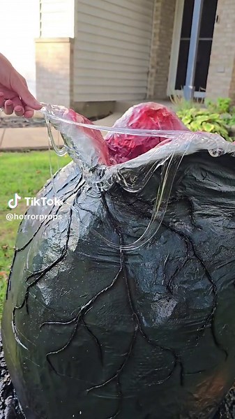 Like Patrick Swayze in Ghost...but with Gue. Elmers Gue.. We wanted to make our #alien facehugger pod as gross and slimey as possible. Mission Accomplished #alienromulus #horrorprops #cosplayer #elmersgue #chicagohauntbuilders #cosplayers #sundayfunday #horror #movies #halloweendiy #diy #spooky