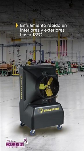 ❄️💨 Cool Space 350 | Enfriamiento industrial | Big Ass Fans