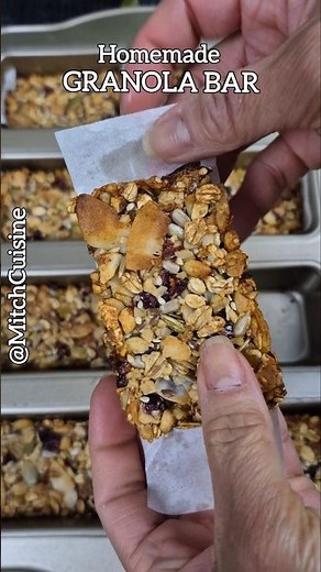 Easy Granola bar ( Muesli)🍫🍫 #recipe #granola #haferrezept #oats