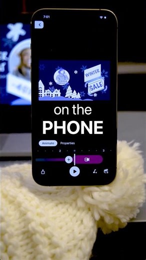 Winter Sale Promotional Video on iPhone! #ShortMotion #shorts