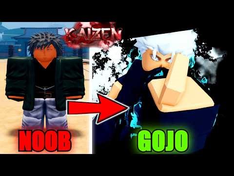 Going From Noob To SORCERY RESTRICTION Gojo Satoru In KAIZEN...(Roblox)