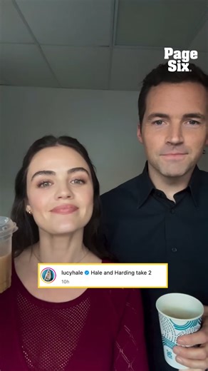 Page Six | Living for this "Pretty Little Liars" mini reunion between Lucy Hale and Ian Harding. 😭 🎥: Instagram/@lucyhale | Instagram