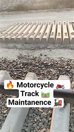 Railway Track Maintenance Work in India