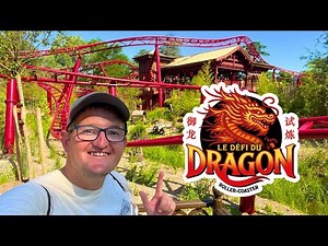 Dragon Challenge FIRST RIDE & Review - NEW Launch Coaster In Paris!