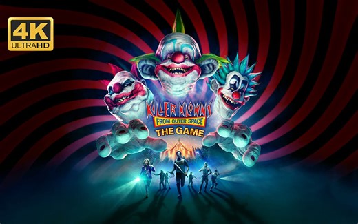 【外太空杀人小丑】4K 最高画质 全屠夫 全流程对局演示 非对称多人联机恐怖游戏 - Killer Klowns from Outer Space: The G