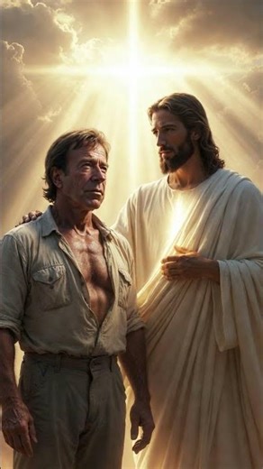 Chuck went to Heaven! #jesus #legend
