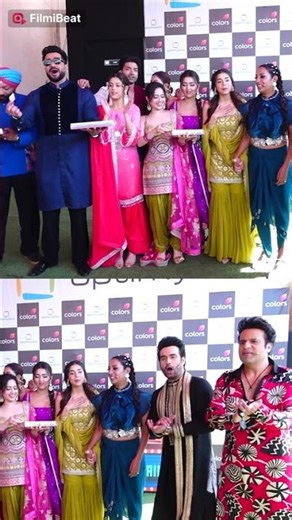 Sweet Distribution for Bharti's Baby on Set of Laughter Chefs Season 3 |FilmiBeat