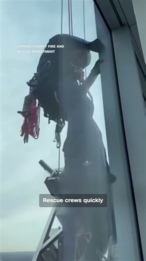 Window washers rescued in Virginia