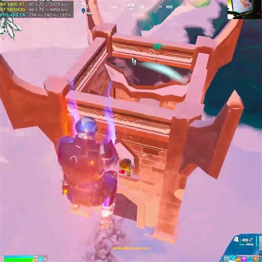 Fortnite 4K Performance Mode Gameplay #362