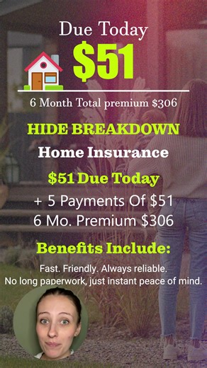 Cut your home insurance bill in half. Get the same coverage for just $51/month. | Home Coverage USA
