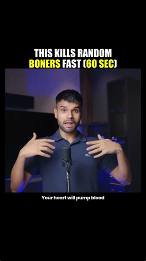 Stop unwanted boners in 60 seconds