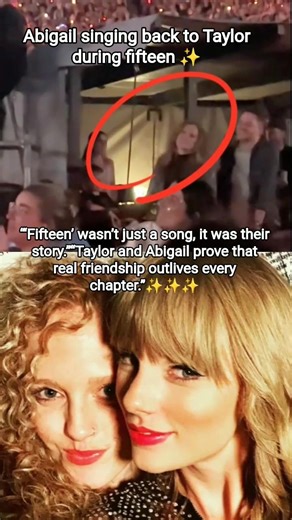 “Abigail at the Eras Tour Proves Some Friendships Are Forever”✨🤍#taylorswift#swiftie#erastour