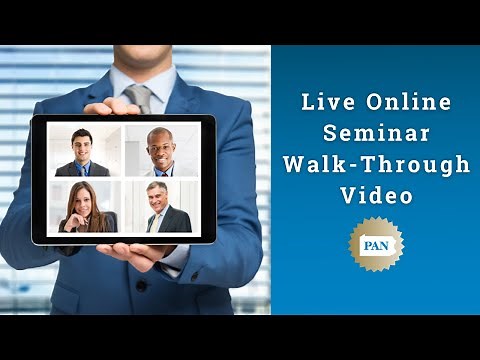 Live Online Seminar Walk-Through Video