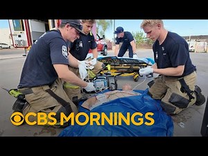 How Phoenix firefighters are using a low-tech approach to battle heatstroke