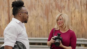 Stephanie McMahon goes undercover as a photographer on CBS's "Undercover Boss: Celebrity Edition"