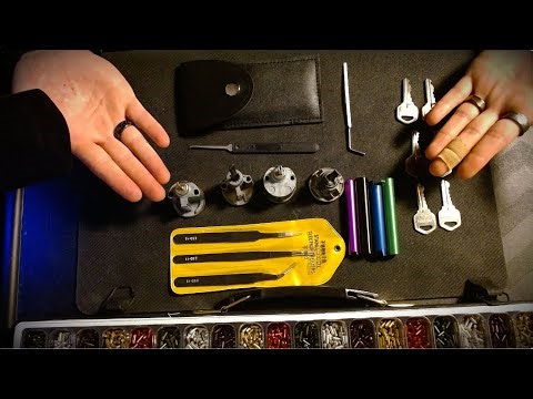 ASMR Lock Rekeying 🔑 | Locksmith Tools, Pins & Key Sounds