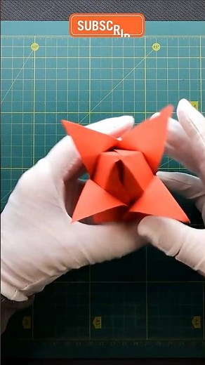 Easy Paper Tulip 🌷 DIY Origami in 1 Minute #diy #papertulip #paperflower