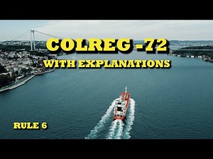 COLREGs with explanations | Rule 6 - Safe Speed