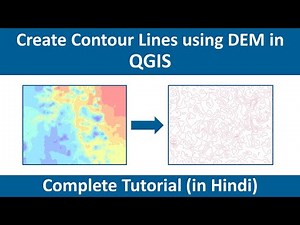 How to Create Contour using DEM in QGIS | Generate contours from DEM | QGIS contour map