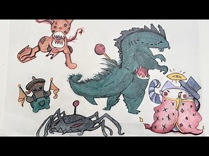 Design your own original cartoon characters: complete instructions from The Helpful Art Teacher