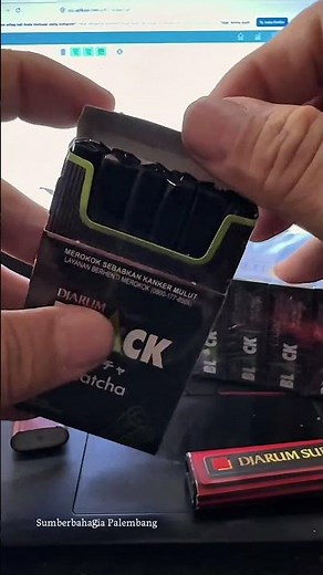 New!!! Djarum BLACK matcha . It’s Matcha by Black 🥶