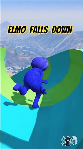 Elmo FALLS Down the Water Slide 😂💦 | GTA 5 Funny Fail