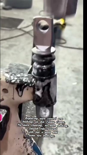 Fixing Toyota Camry Clunk: Control Arm Bushing Replacement #ToyotaCamry #SuspensionRepair #CarDIY