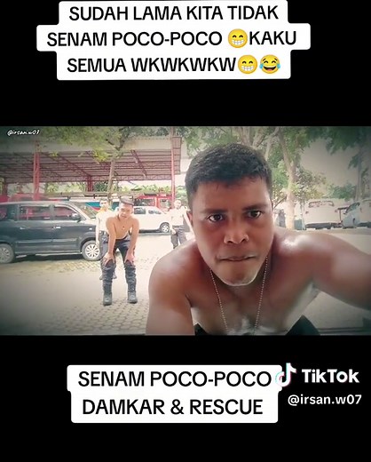 senam Poco-Poco 😁 damkar & rescue 😃