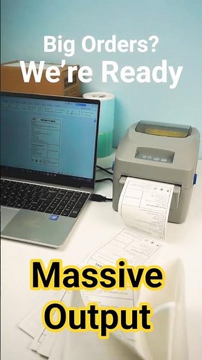 💪 This Printer Doesn’t Quit | Grozziie TP870 in Action 🖨️ #grozziie #thermalprinter #shorts