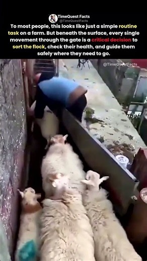The Hidden Logic Behind Sorting Sheep #shorts