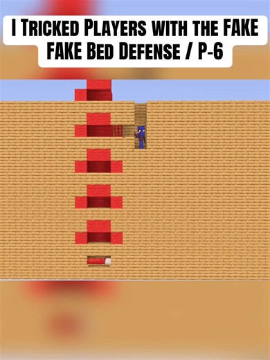 Fake Bed Defense Minecraft Bed Wars - How I Tricked Players