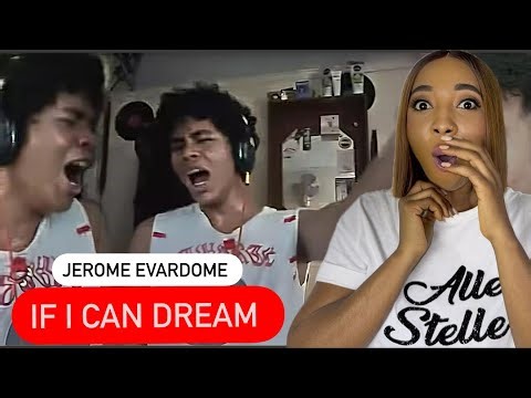 JEROME EVARDOME — If I Can Dream (cover) First Time Watching and I’m mesmerized 😱 (Reaction)