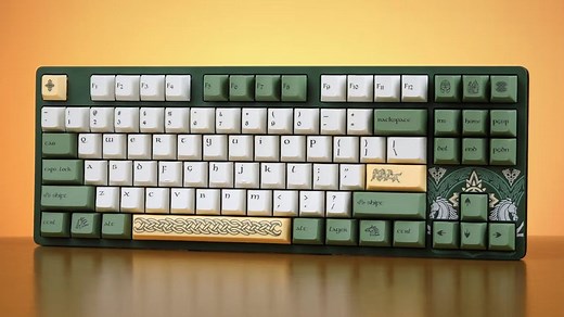 Drop + Lord of the Rings Rohan Keyboard