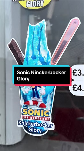 Sonic The Hedgehog Knickerbocker Glory Recipe