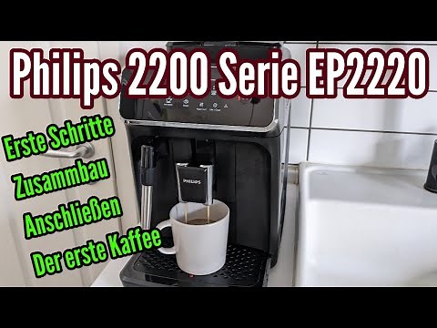 Connecting the Philips 2200 Series EP2220: First steps guide for getting started